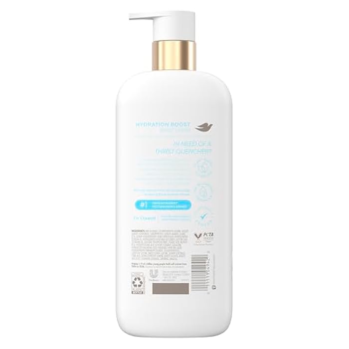 Dove Serum Body Wash Hydration Boost actively drenches dry skin with Hyaluronic Acid Serum 18.5 Fl Oz - Image 3